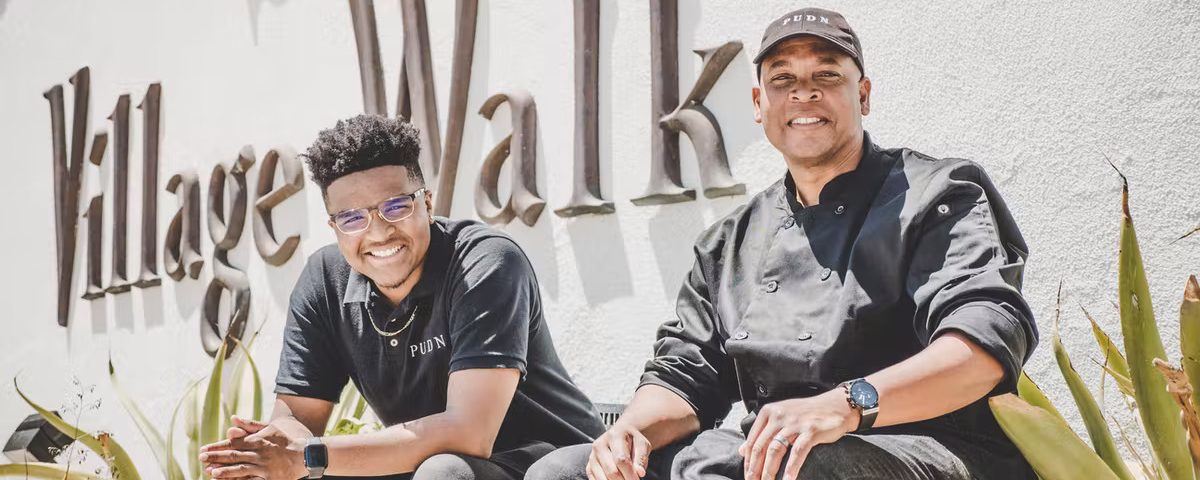 Famous PUDN EJ and son pudding shop owners